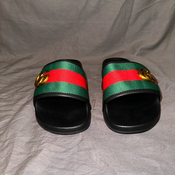 Striped sandals - double G - brand new! - Picture 3 of 12